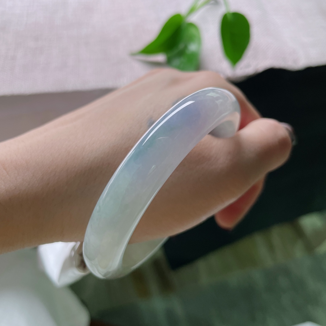 57/11.6/7.5烟紫正圈，冰润细腻，种老，沁人心脾，优雅大方，无裂，ss50486a