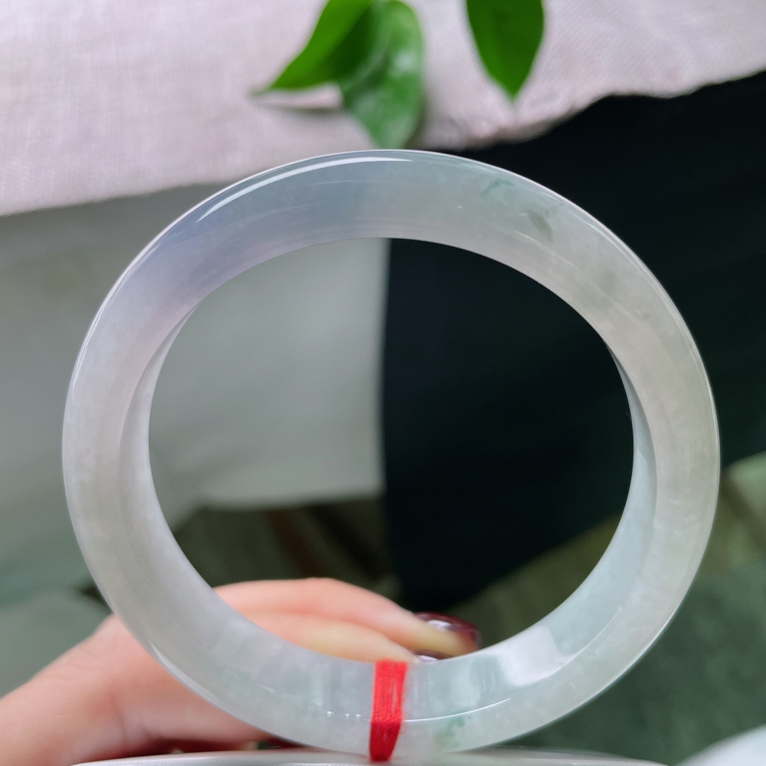 57/11.6/7.5烟紫正圈，冰润细腻，种老，沁人心脾，优雅大方，无裂，ss50486a