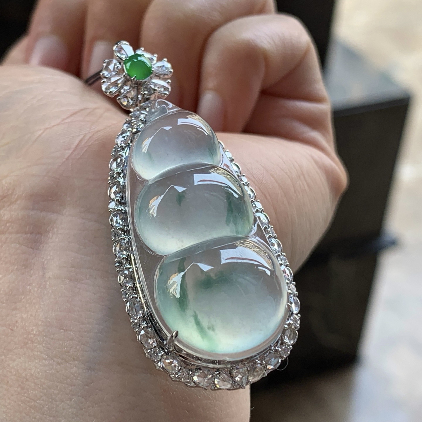 金钻镶嵌冰豆子^_^飘花灵韵 饱满