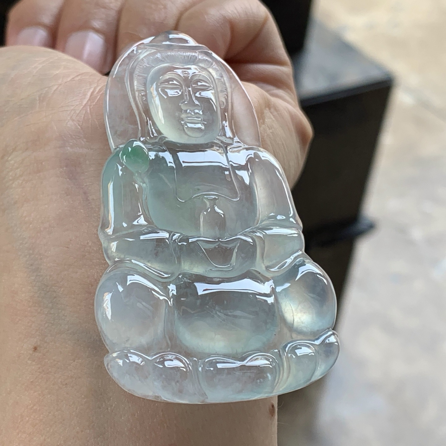 冰飘绿观音^_^冰透