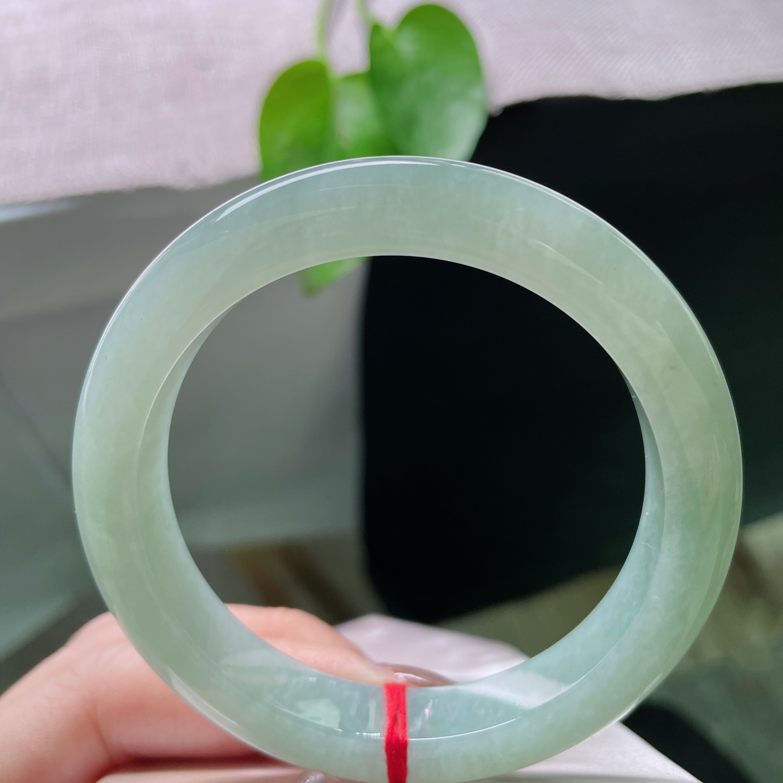 56.2/10.9/9.1，浅绿底正圈，水润，清秀迷人，种老，底子干净，ss51029a