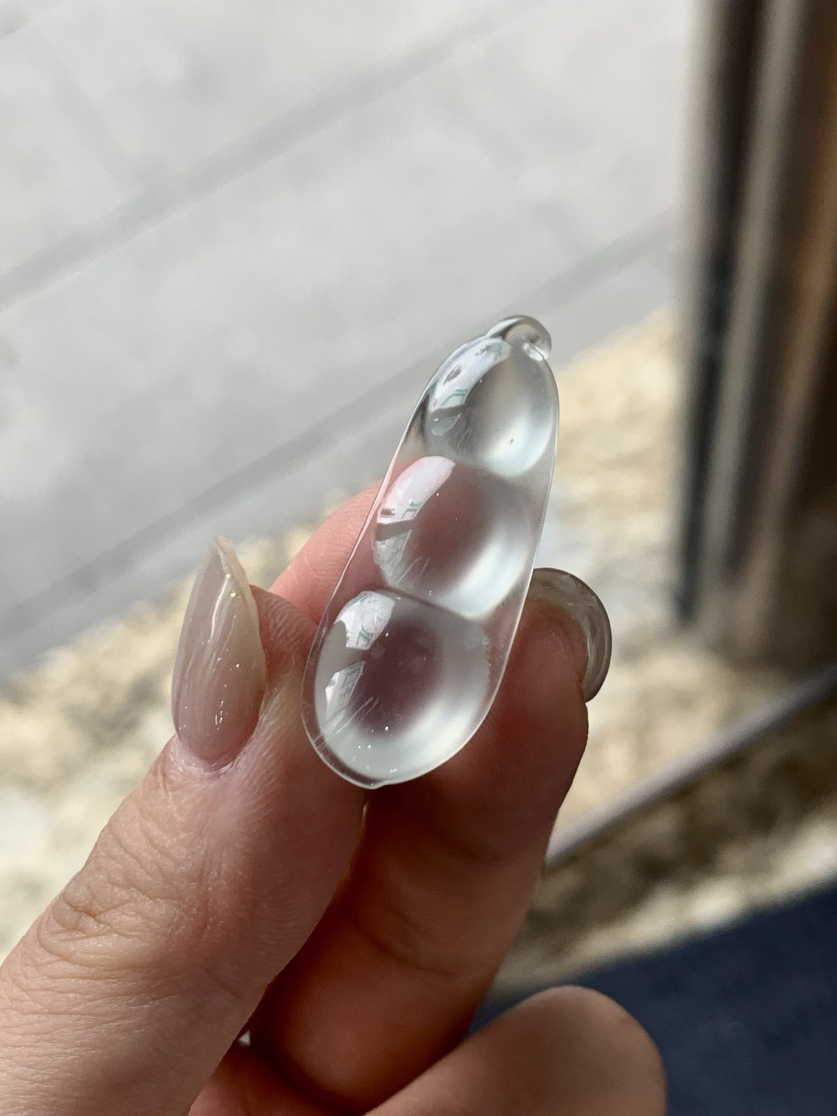 高冰福豆素件
裸石：34.5-13.8-7.2..