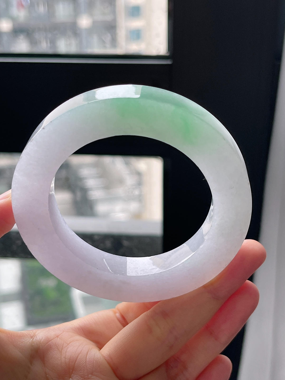 翡翠毛坯，⭕️正圈最大做61，圆条最大做57；最小做53.6