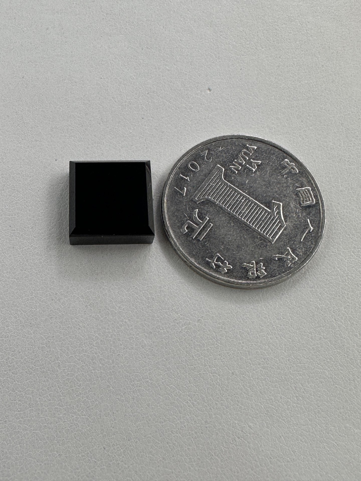 【墨翠方形戒面】  黑度极黑  灯照全透  底极细腻  完美无裂  品相极好  性价比高