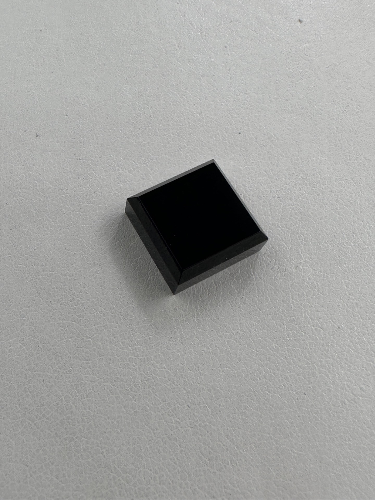 【墨翠方形戒面】  黑度极黑  灯照全透  底极细腻  完美无裂  品相极好  性价比高