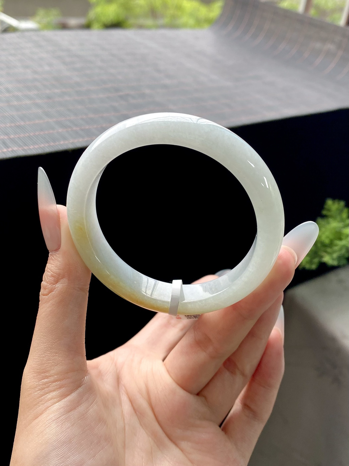 黄翡正圈手镯
⭕️56-12-8.2