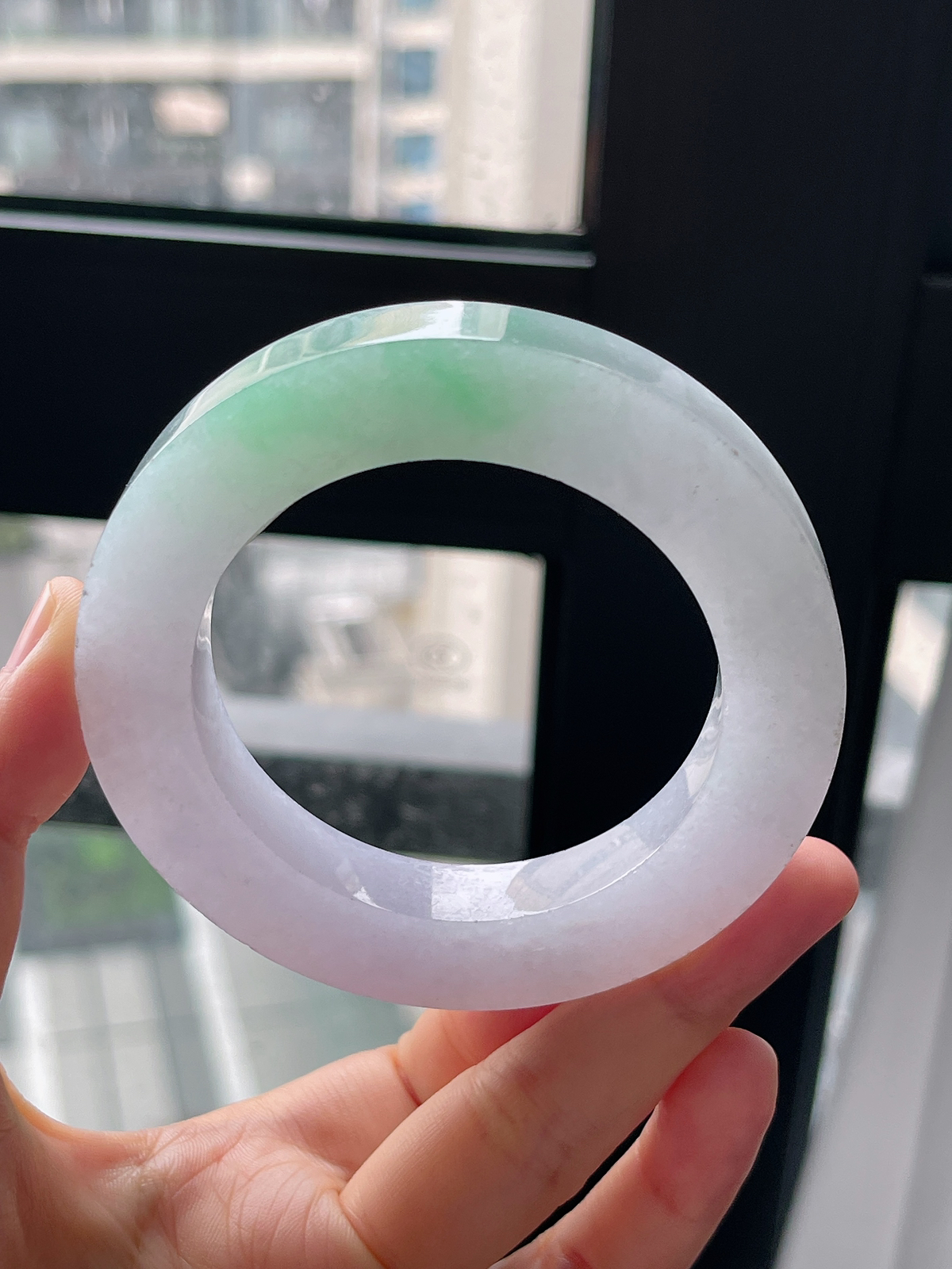 翡翠毛坯，⭕️正圈最大做61，圆条最大做57；最小做53.6