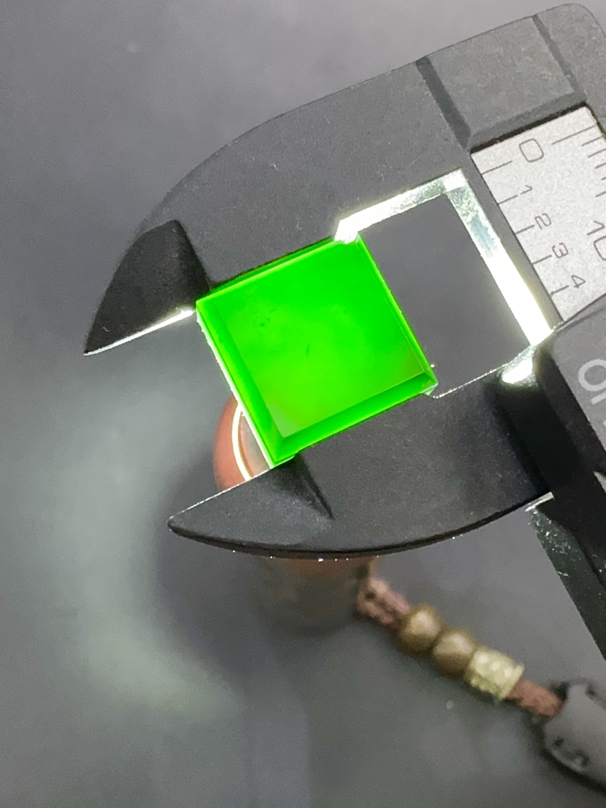 【墨翠方形戒面】  黑度极黑  灯照全透  底极细腻  完美无裂  品相极好  性价比高