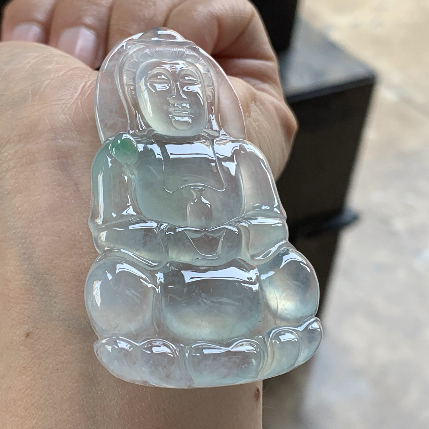 冰飘绿观音^_^冰透