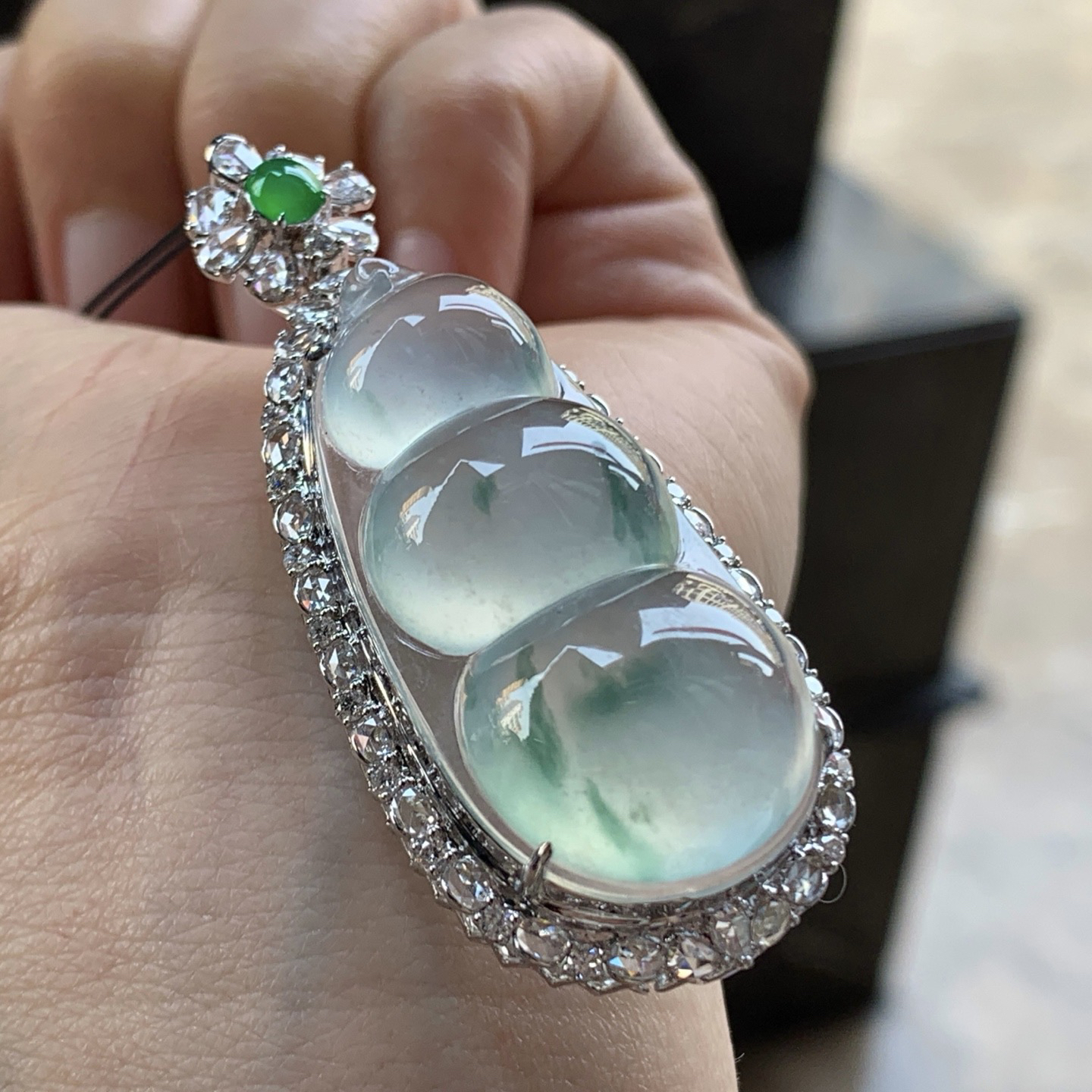 金钻镶嵌冰豆子^_^飘花灵韵 饱满