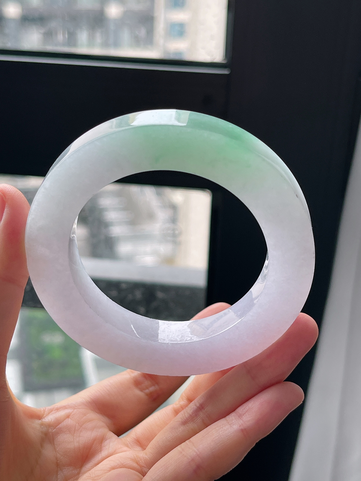 翡翠毛坯，⭕️正圈最大做61，圆条最大做57；最小做53.6