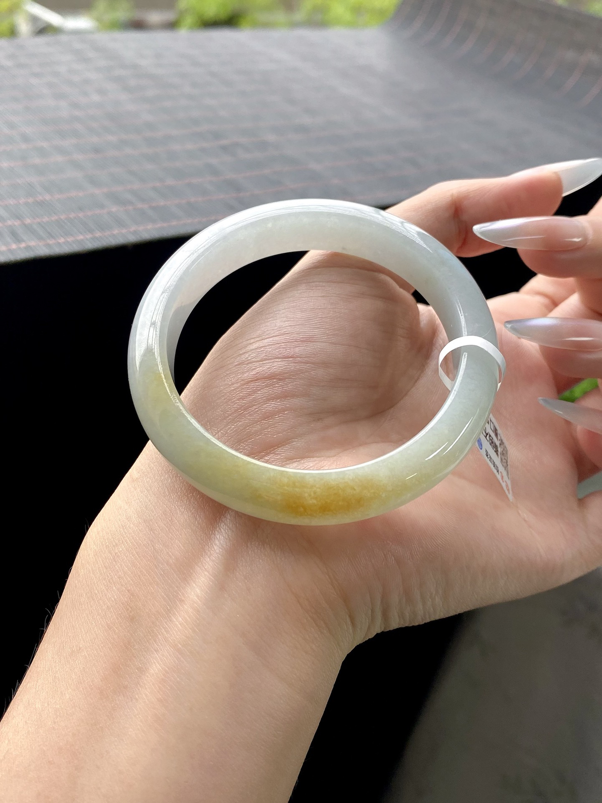 黄翡正圈手镯
⭕️56-12-8.2