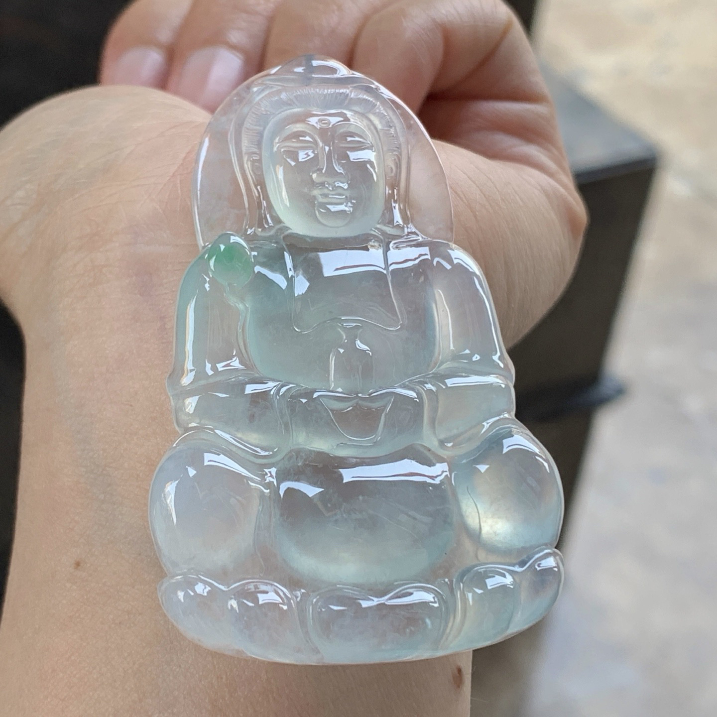 冰飘绿观音^_^冰透