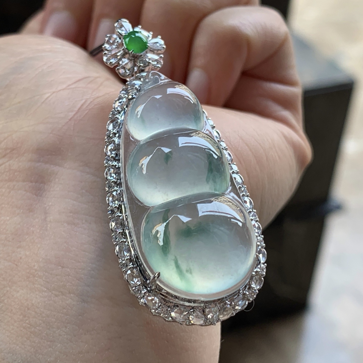 金钻镶嵌冰豆子^_^飘花灵韵 饱满