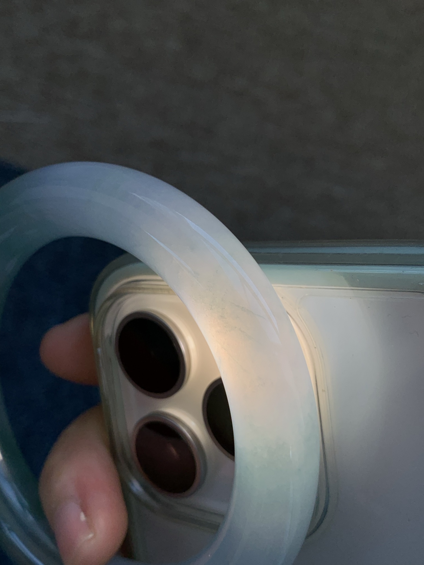 圆条56 57 圈口57.8/12/12 冰糯飘绿，水润，种老，细腻，打灯有絮线BA031101