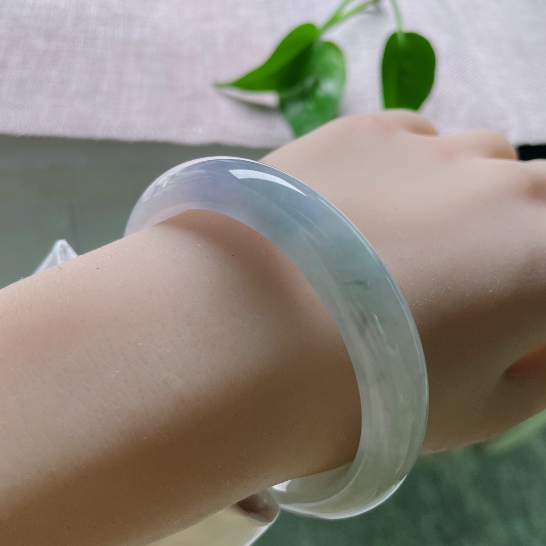 57/11.6/7.5烟紫正圈，冰润细腻，种老，沁人心脾，优雅大方，无裂，ss50486a