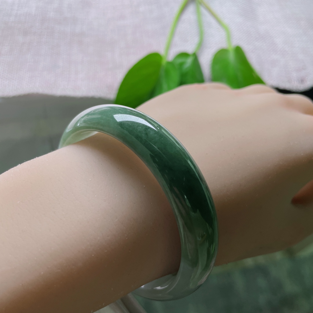 54/13.9/6.6半山水正圈，水润细腻，青山绿水，意境感，贵气，色纹，ss49203a