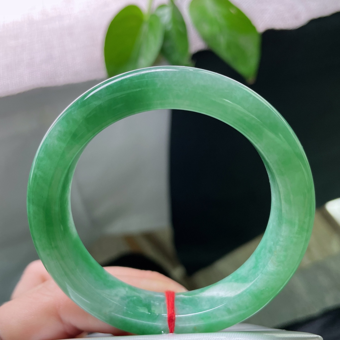 53.3/12/9.0，豆绿正圈，贵气，大气，沉稳雍容华贵，一点皮纹，ss50676a