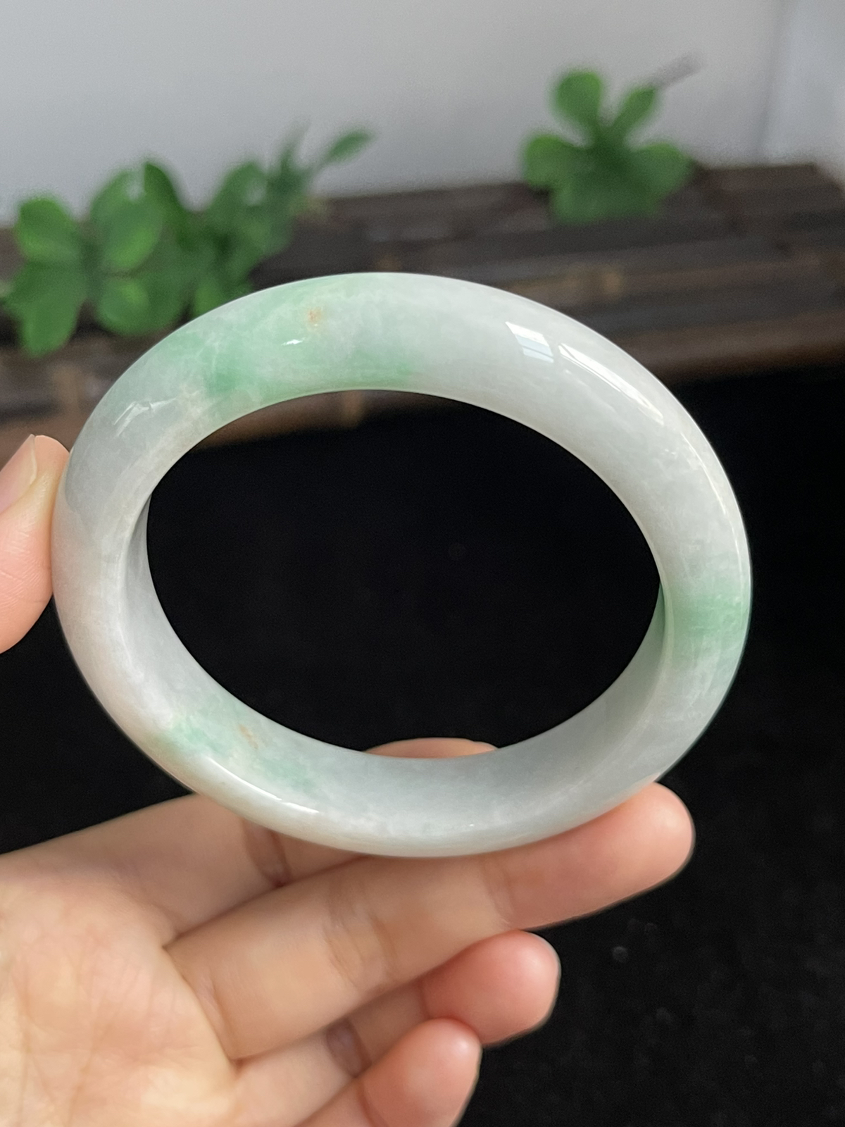 正圈55.7圈口，翡翠手镯