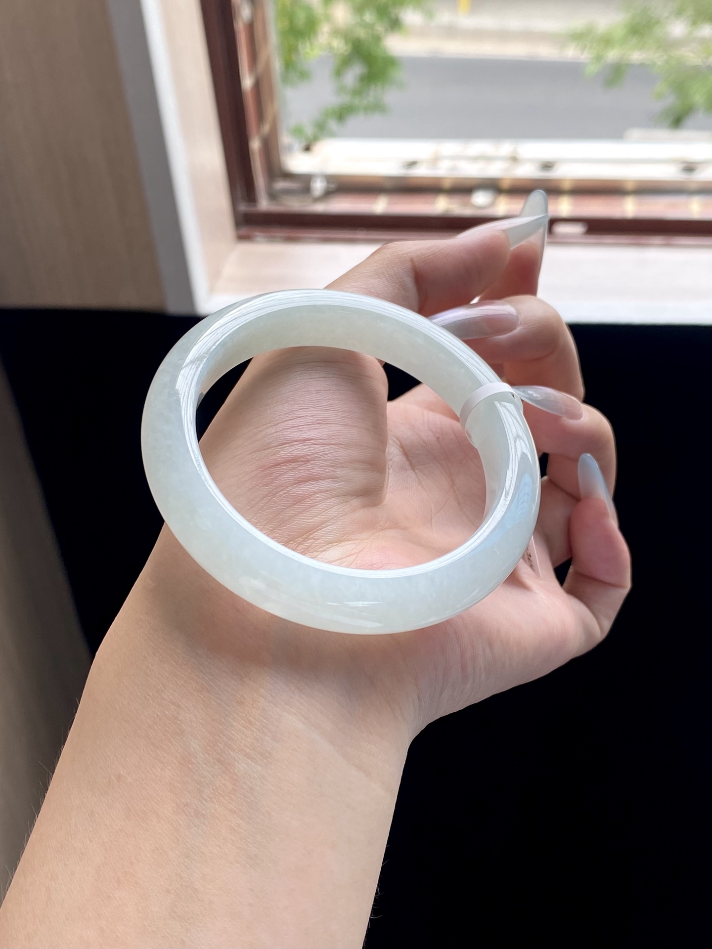 冰晴绿正圈泥鳅背成品，无裂，HYC-136，⭕️55.3-11-9