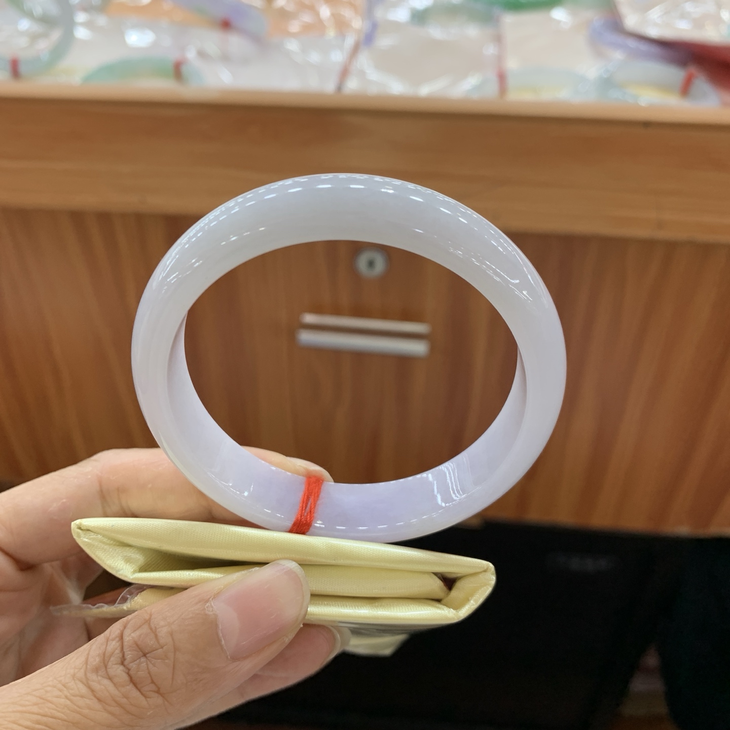 041301FN 紫罗兰正圈翡翠手镯 58-12.6-7