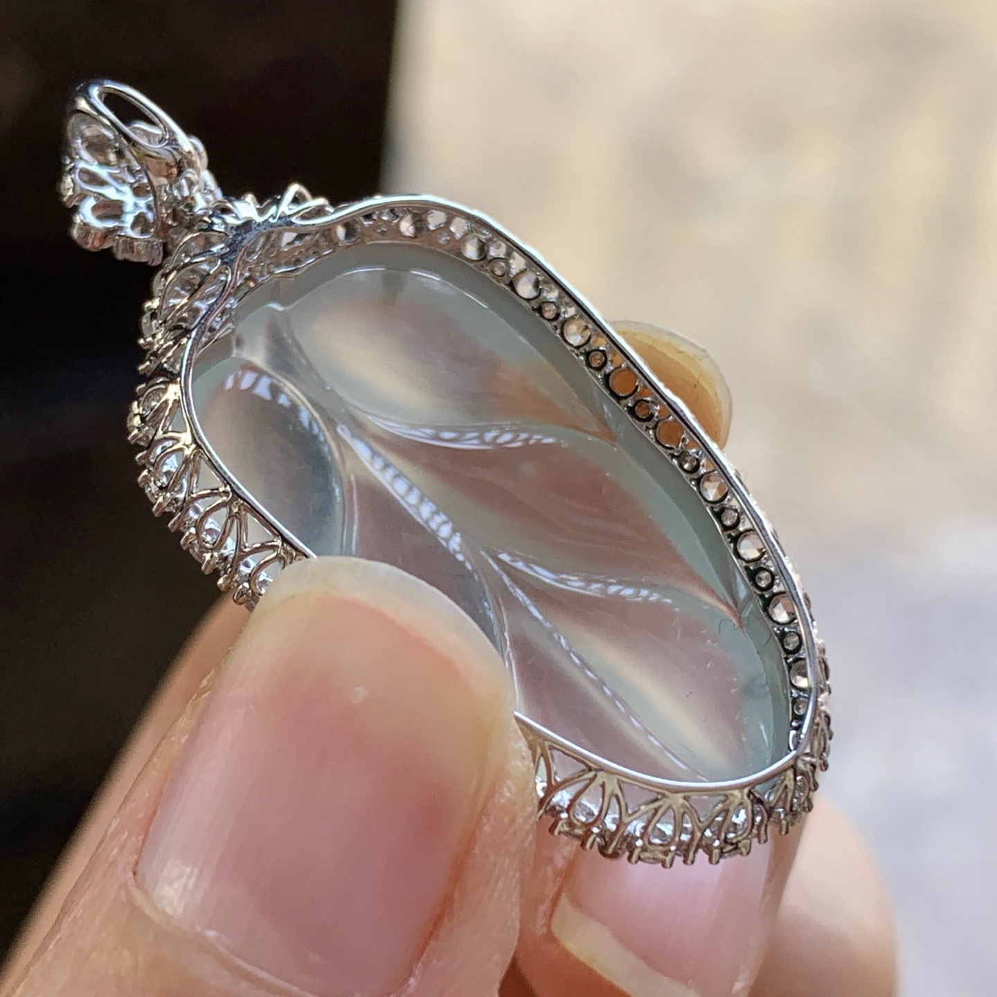 金钻镶嵌冰叶子^_^冰透