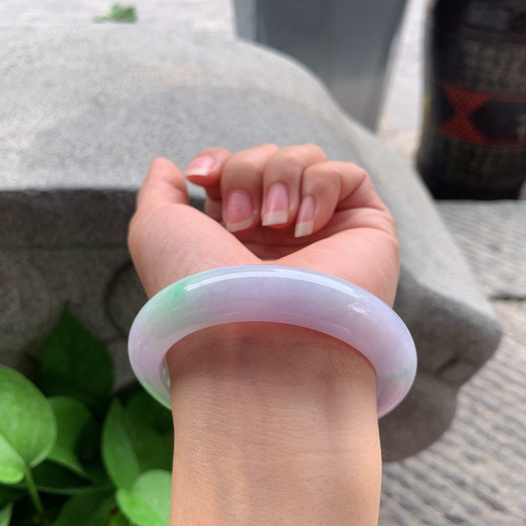 圈口 56.5-12.4-9.8【春彩正圈手镯】正圈56 57可戴