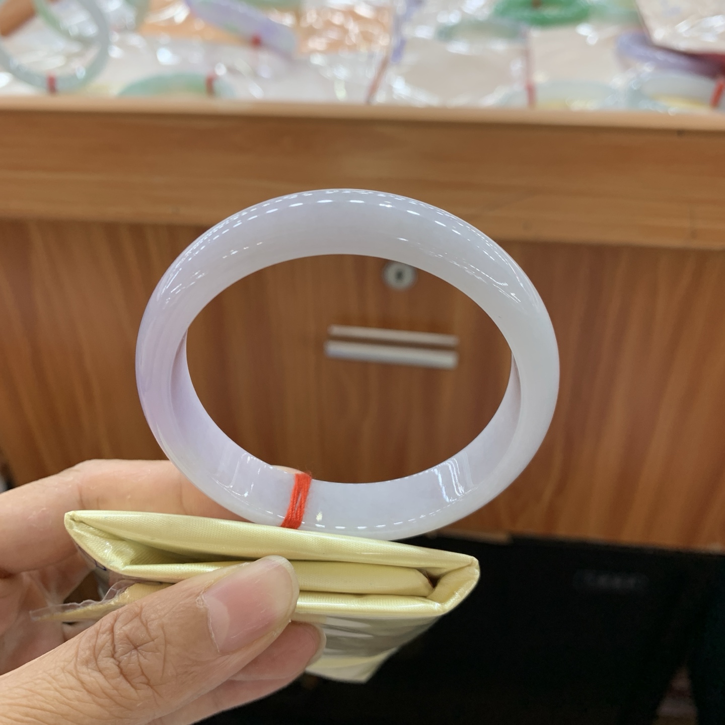 041301FN 紫罗兰正圈翡翠手镯 58-12.6-7