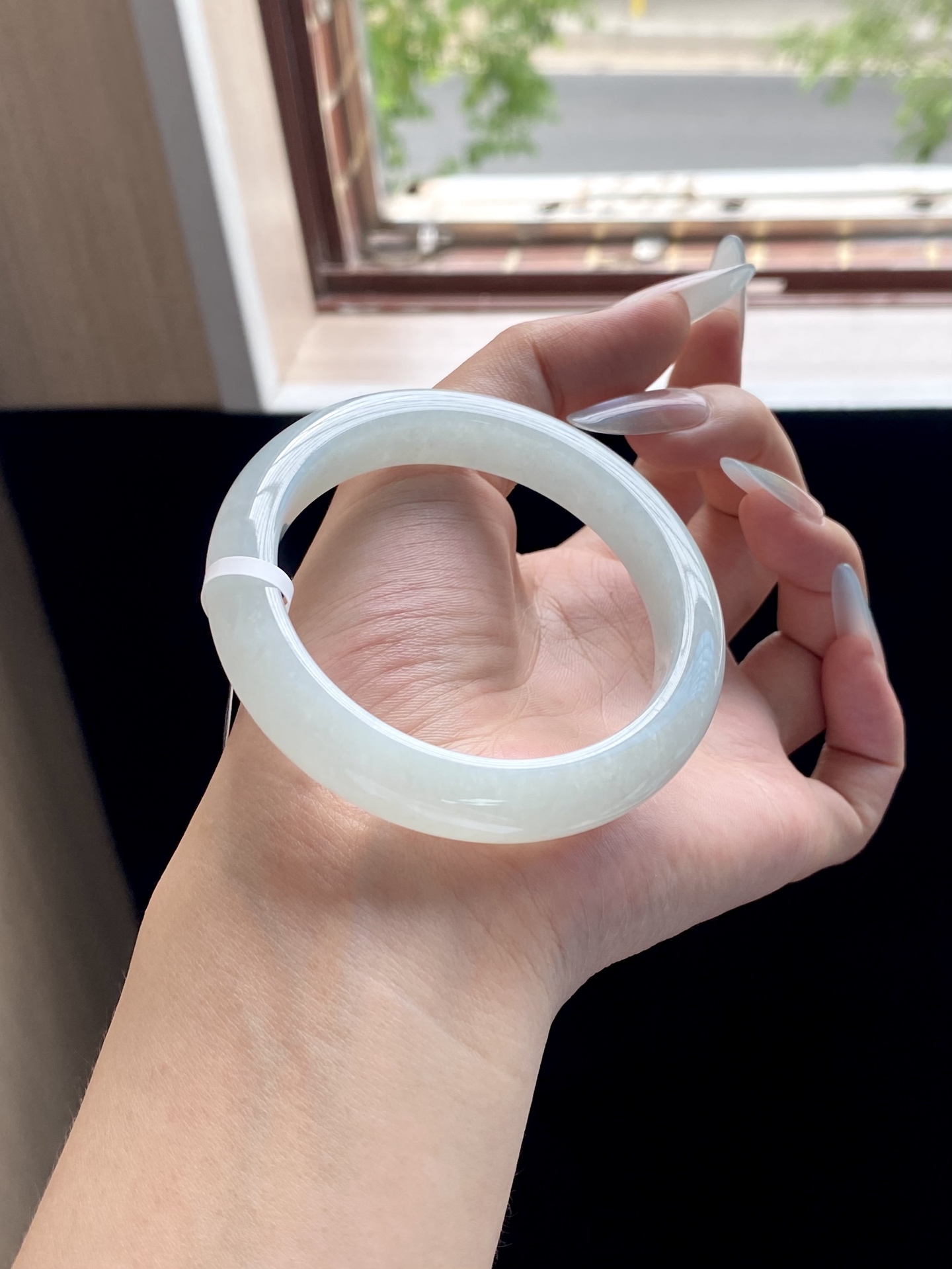 冰晴绿正圈泥鳅背成品，无裂，HYC-136，⭕️55.3-11-9