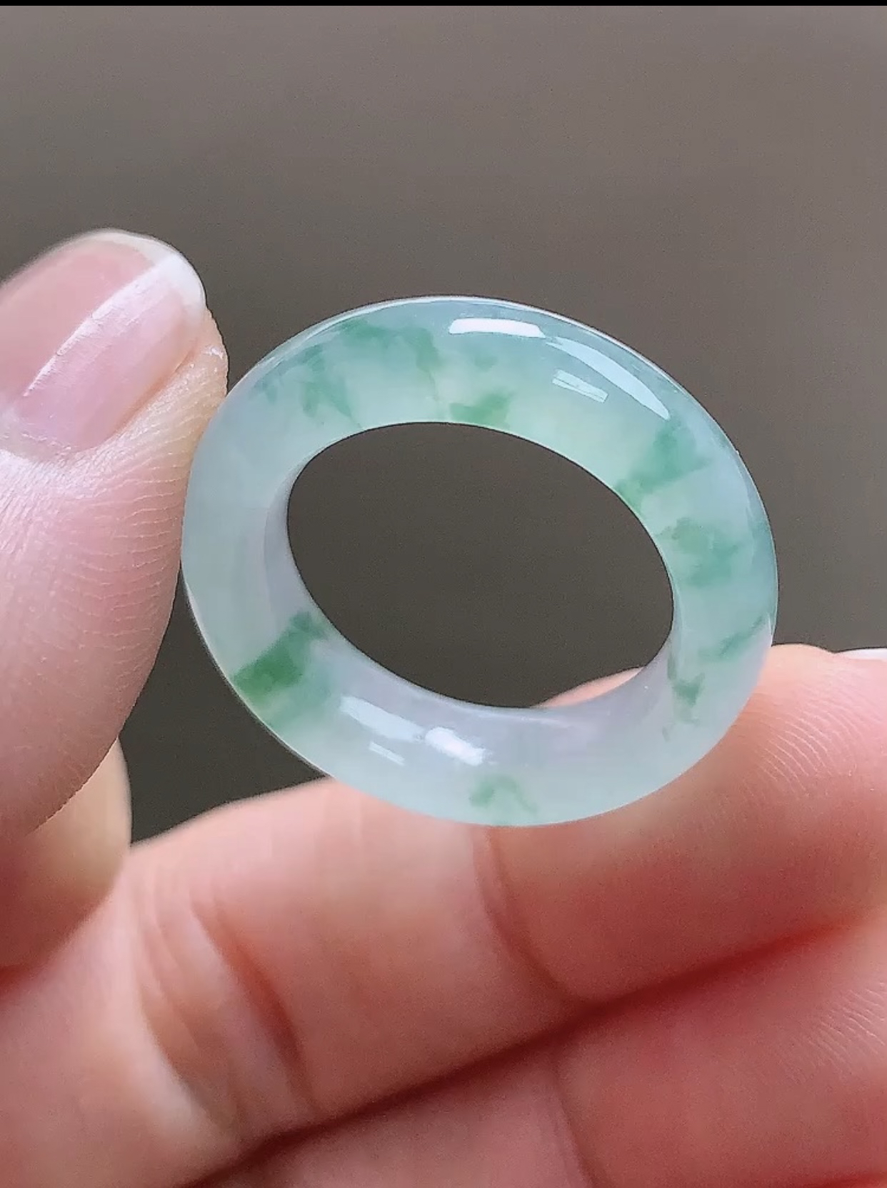 冰飘花戒指指环，戒指棒12号，内径16.3×5.8×3.9