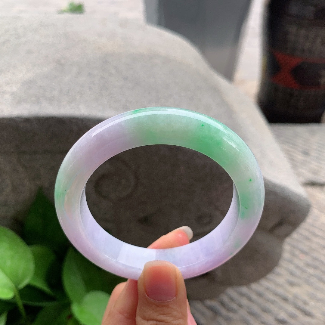 圈口 56.5-12.4-9.8【春彩正圈手镯】正圈56 57可戴