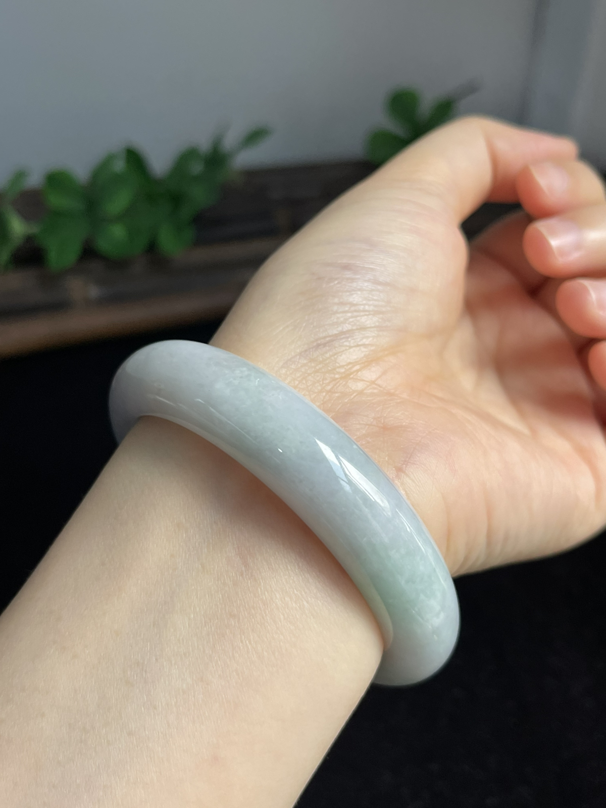 正圈56.5圈口，翡翠手镯