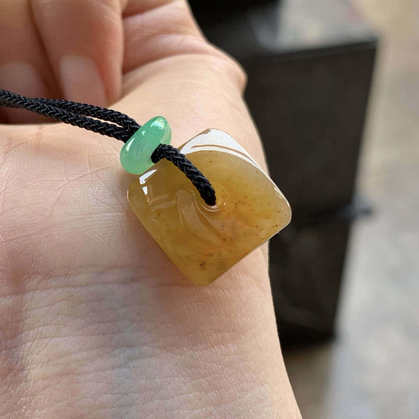 黄翡冰糖扣^_^鲜艳