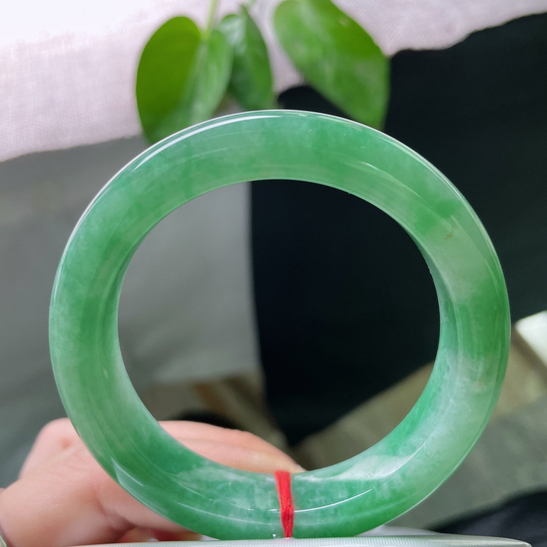 53.3/12/9.0，豆绿正圈，贵气，大气，沉稳雍容华贵，一点皮纹，ss50676a