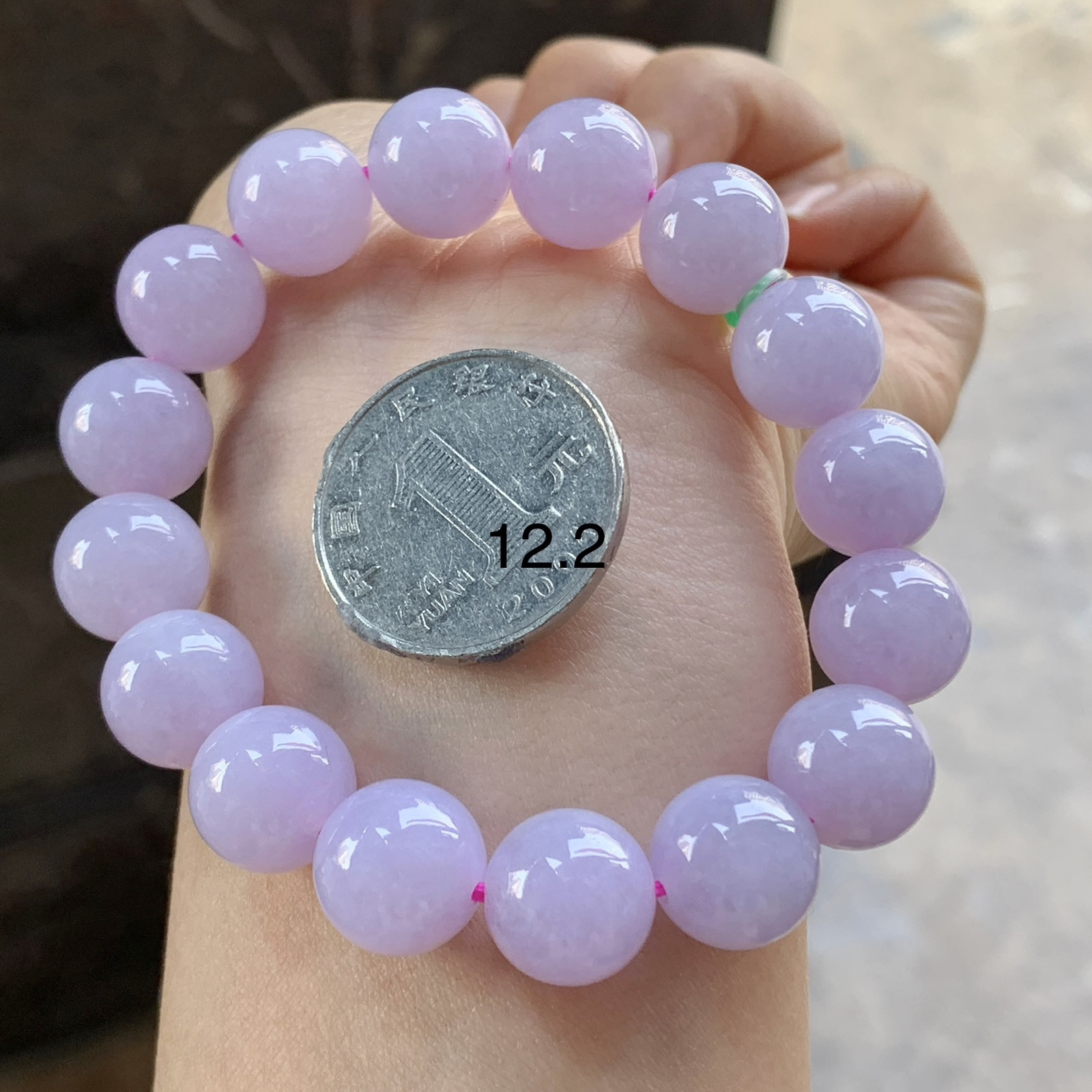 紫罗兰手串^_^颜色鲜艳 玉质温润