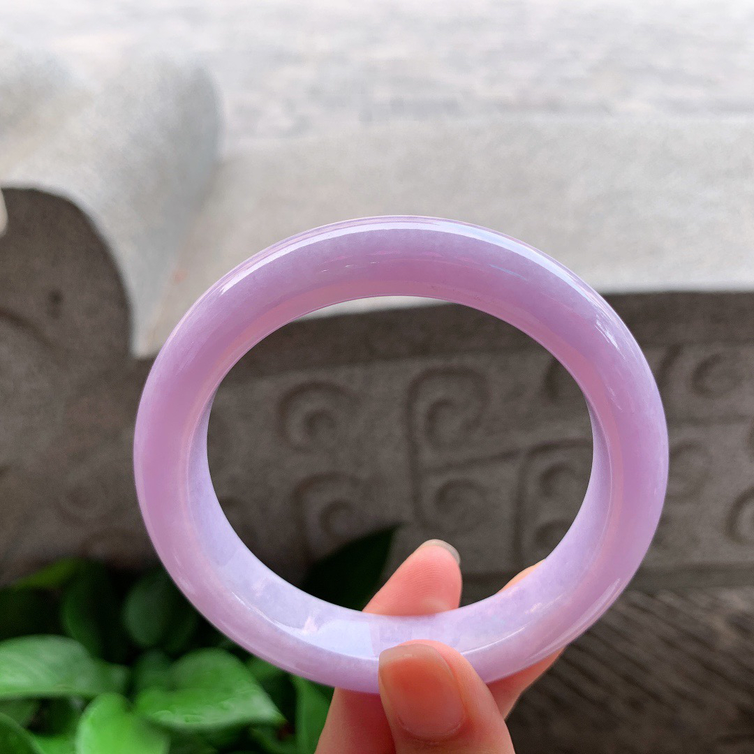 大圈口 59.5-12.9-9.7【满紫正圈手镯】正圈59 60可戴