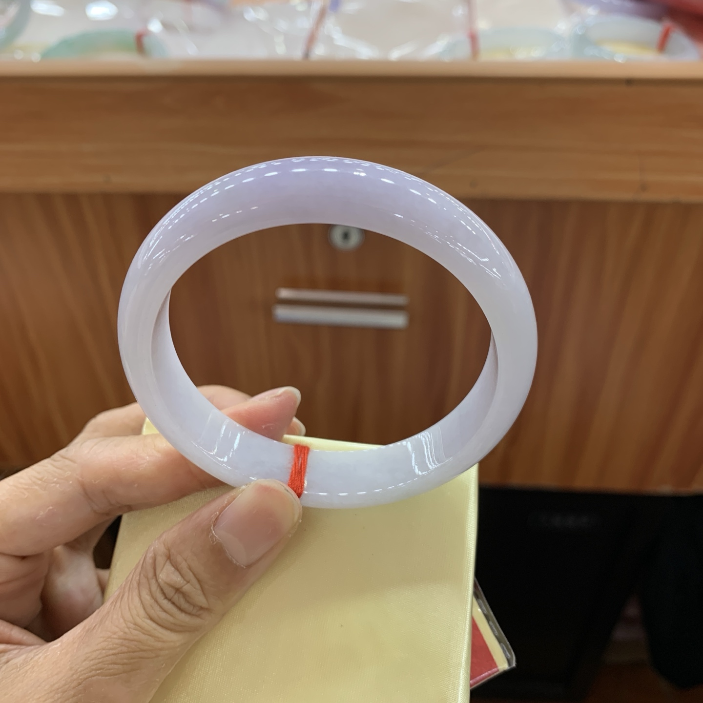 041301FN 紫罗兰正圈翡翠手镯 58-12.6-7