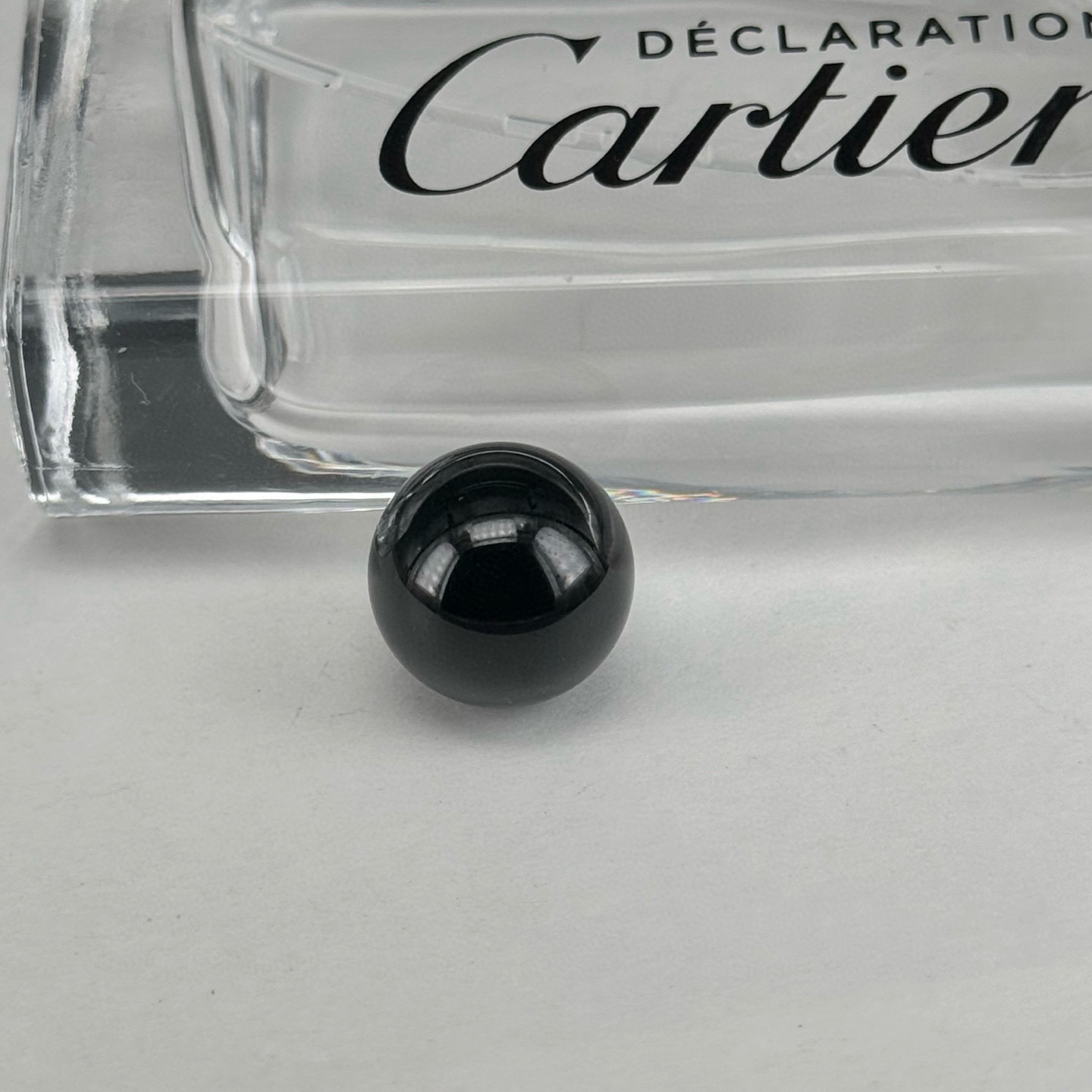 精品墨翠大尺寸珠子 黑度极好 打灯通透 油性十足 尺寸15.2