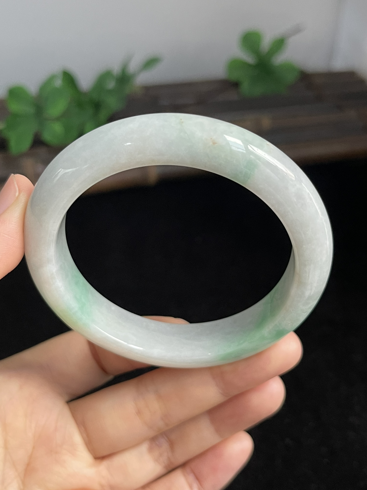 正圈55.7圈口，翡翠手镯