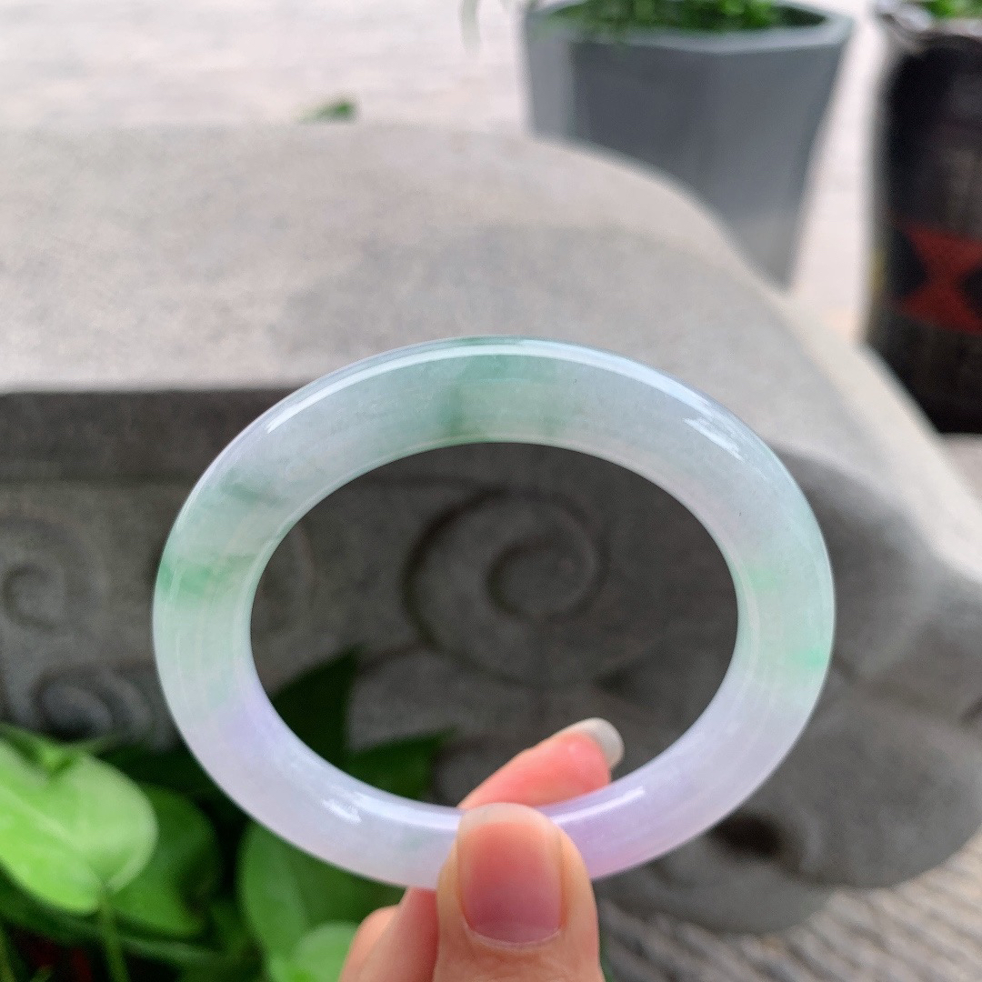 圈口 55.2-9.9【春彩圆条手镯】圆条55 56可戴