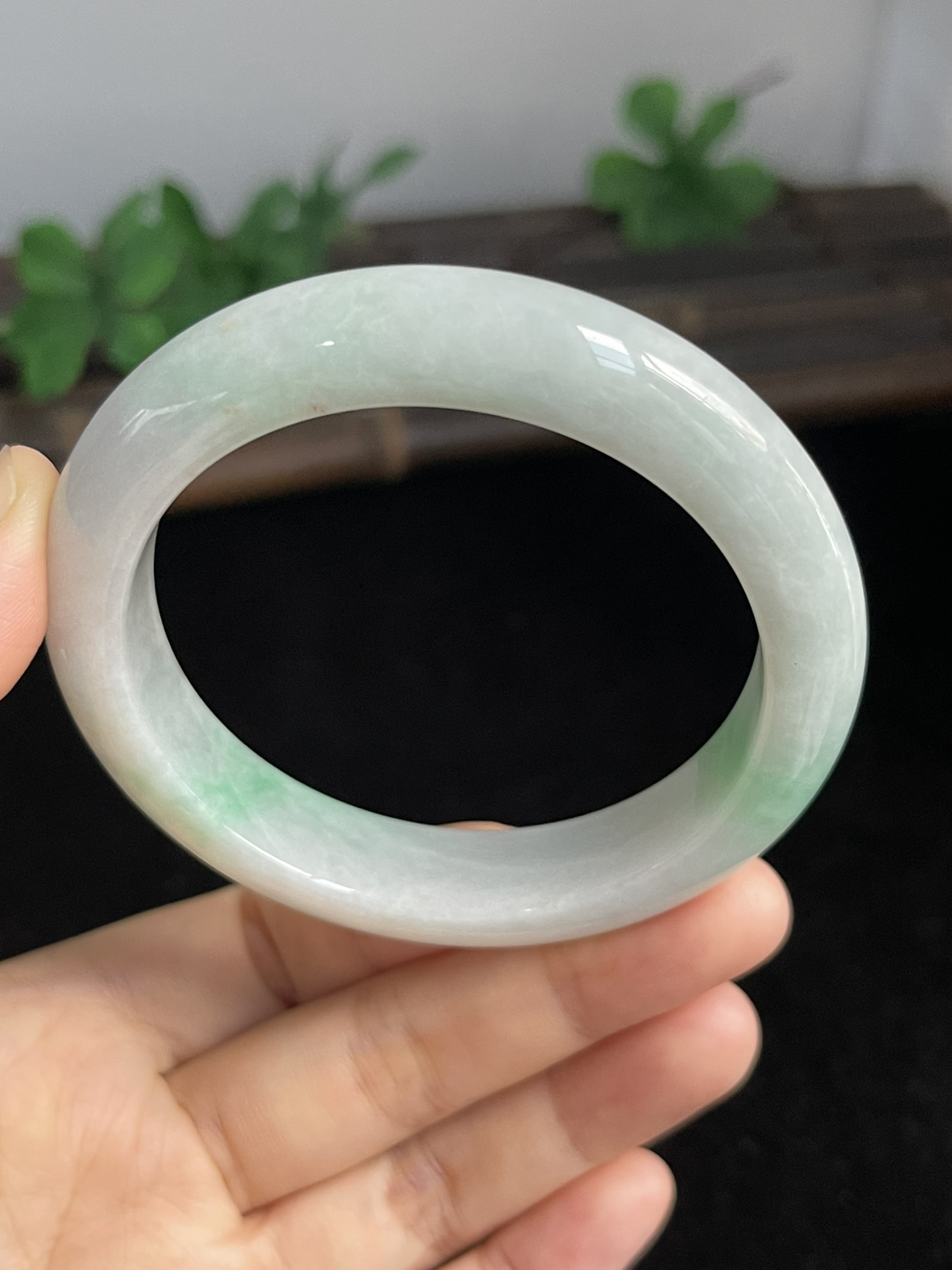 正圈55.7圈口，翡翠手镯