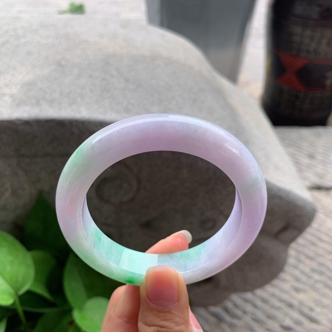 圈口 56.5-12.4-9.8【春彩正圈手镯】正圈56 57可戴