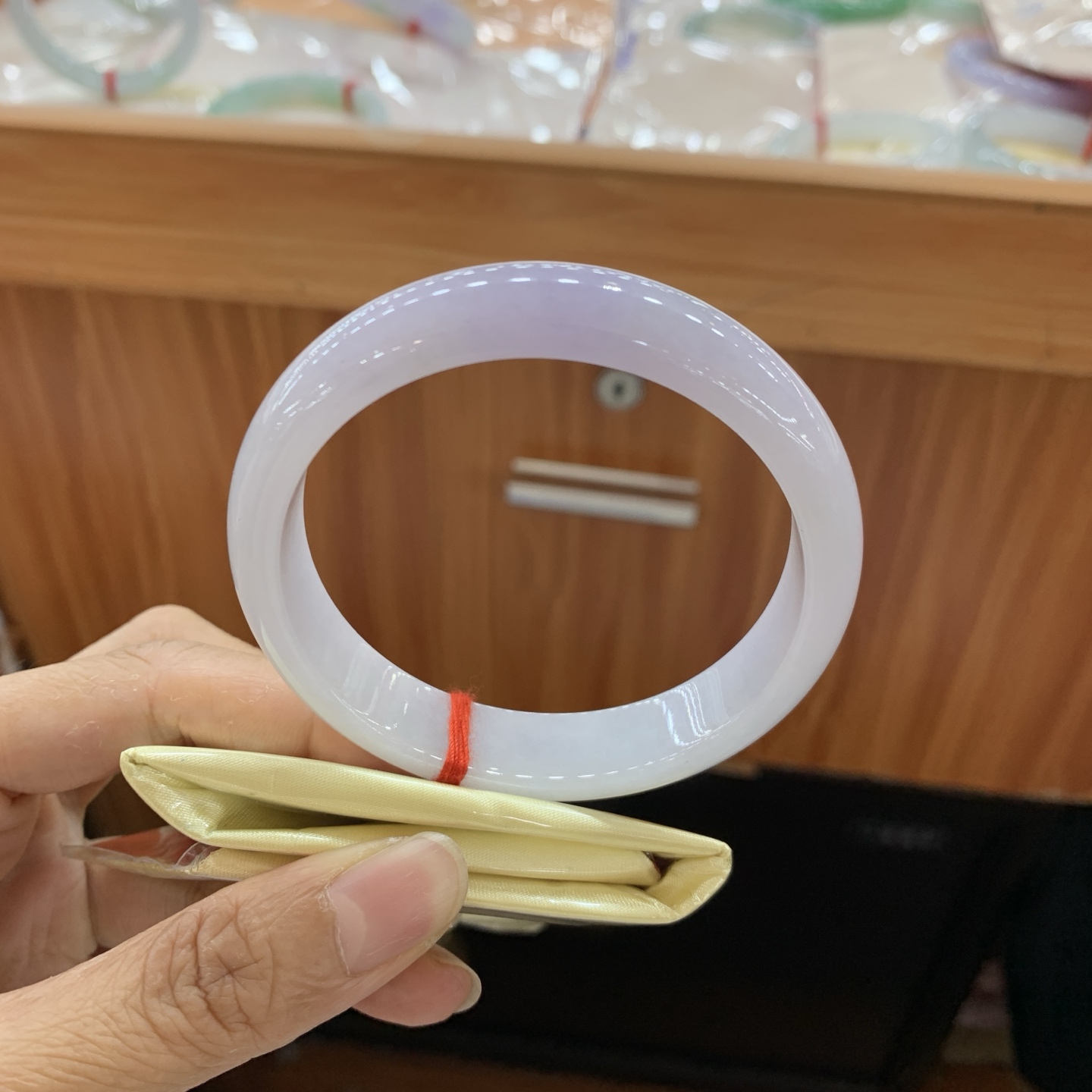 041301FN 紫罗兰正圈翡翠手镯 58-12.6-7