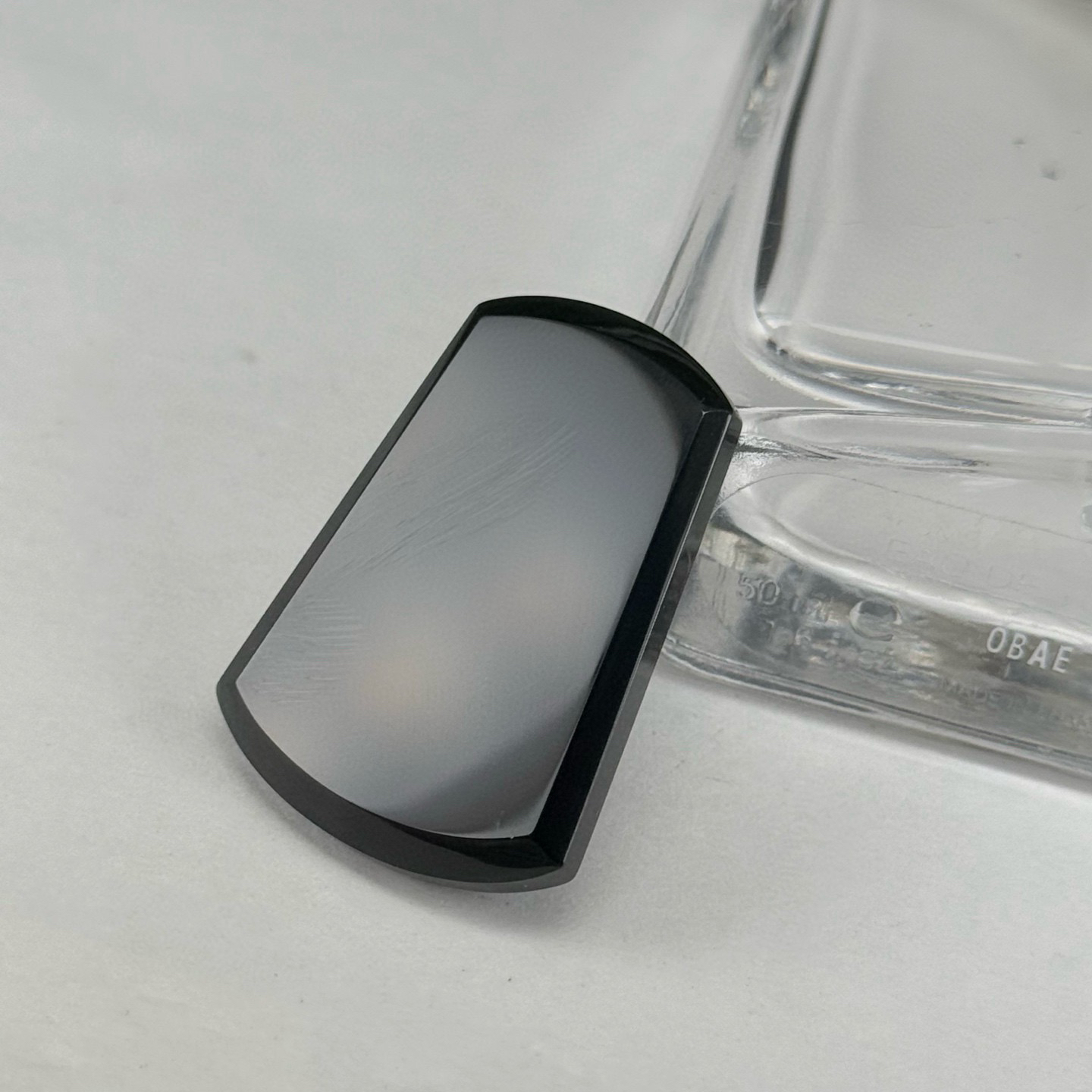 精品墨翠无事牌 种好色正 黑度极好 打灯通透 油性十足 尺寸36.3