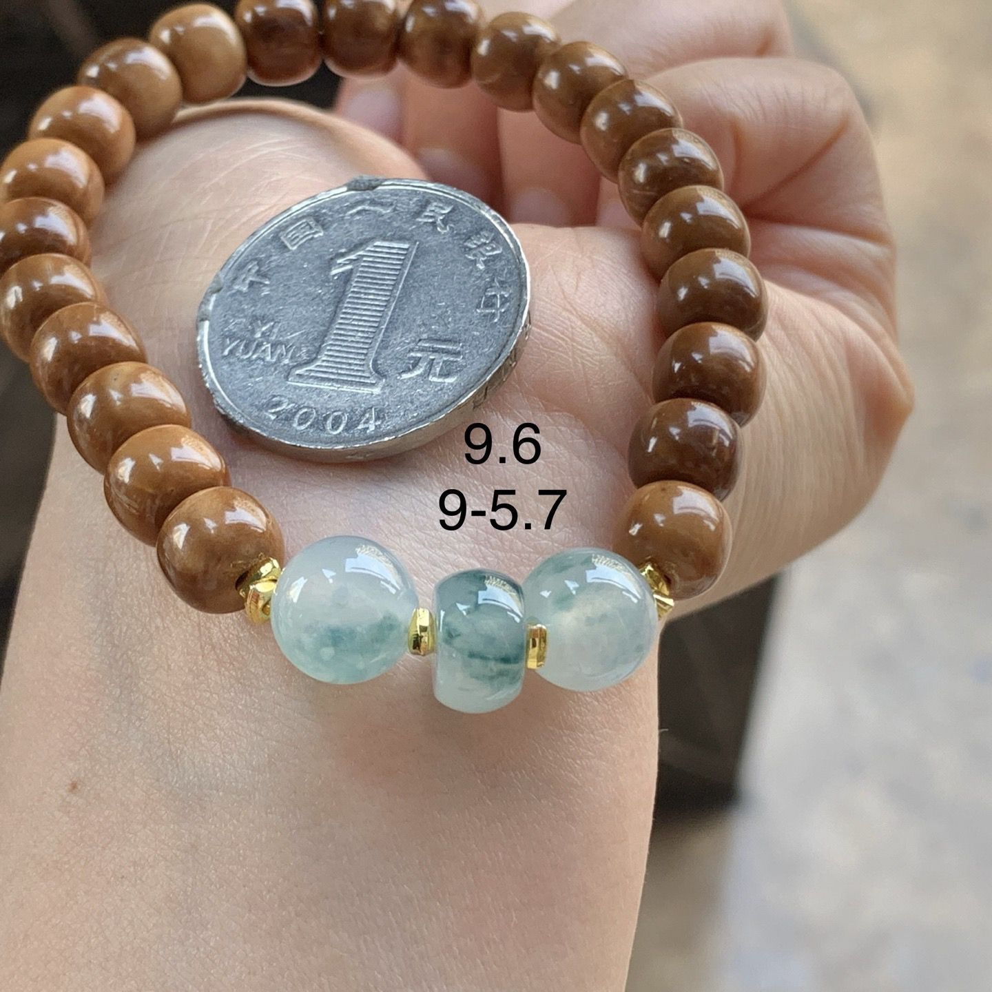 蓝花珠子手串^_^飘花灵韵 特色