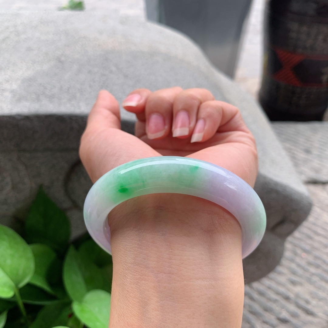 圈口 56.5-12.4-9.8【春彩正圈手镯】正圈56 57可戴