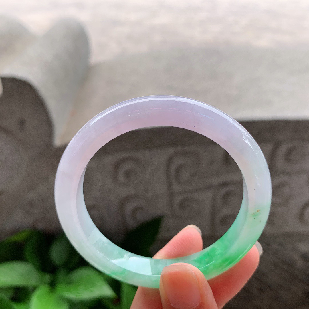 小圈口 51.5-9.1-7.7【冰春彩正圈手镯】正圈51 52可戴