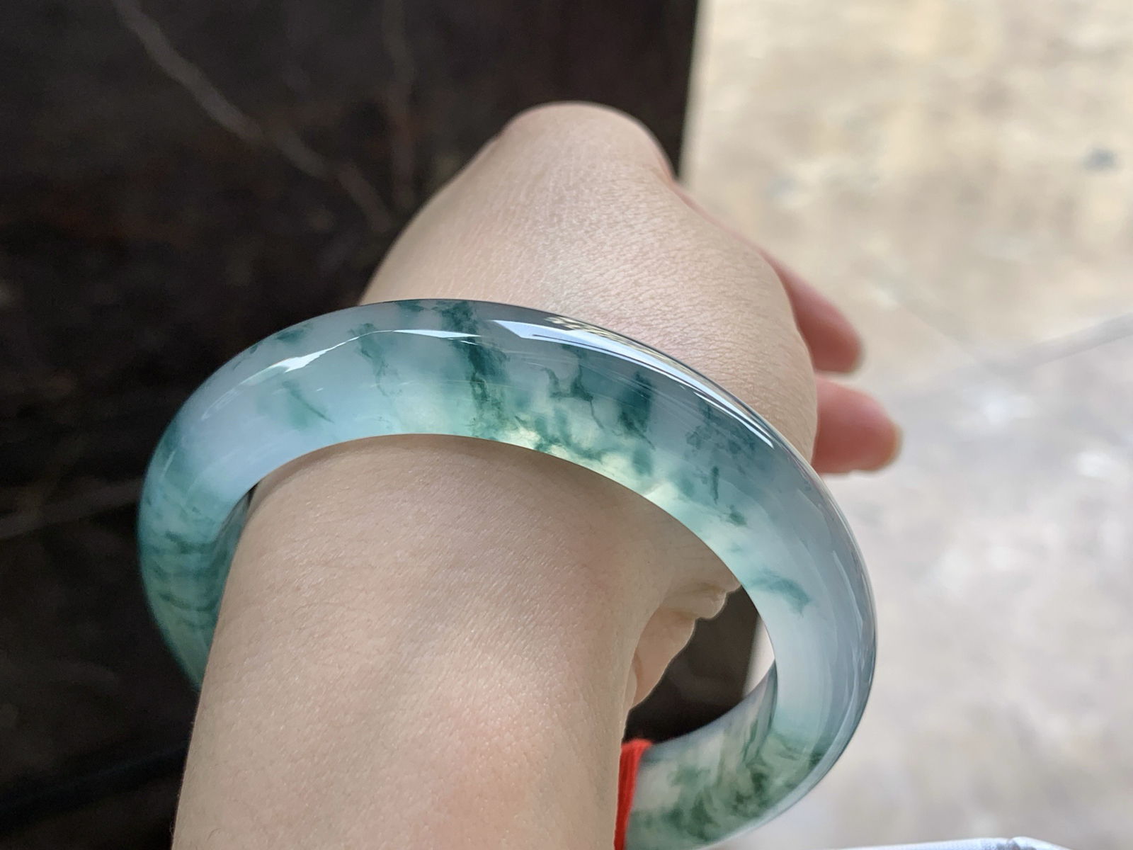 55-12.2-8.8

蓝花手镯^_^种水冰透