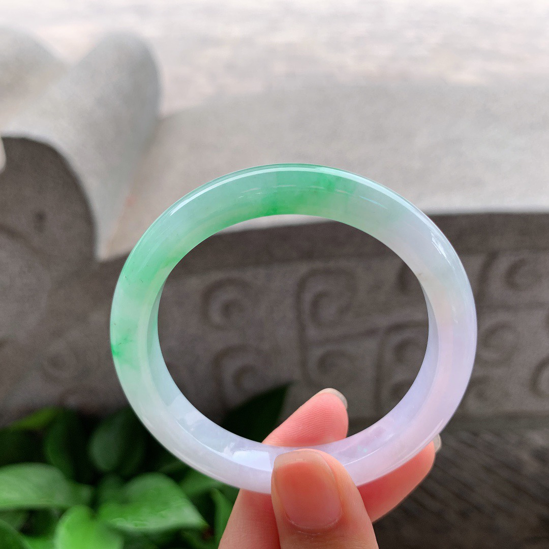 小圈口 51.5-9.1-7.7【冰春彩正圈手镯】正圈51 52可戴