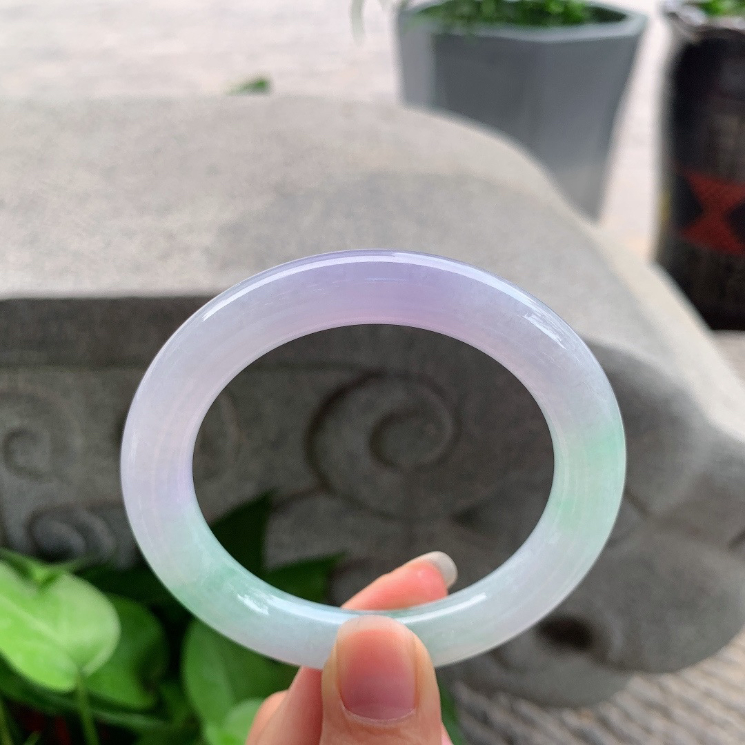 圈口 55.2-9.9【春彩圆条手镯】圆条55 56可戴